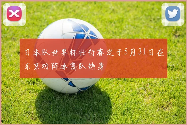 日本队世界杯壮行赛定于5月31日在东京对阵冰岛队热身