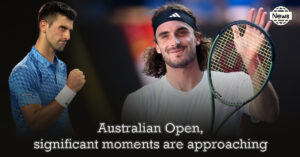 Milestones await at the Australian Open. Novak Djokovic and Stefanos Tsitsipas