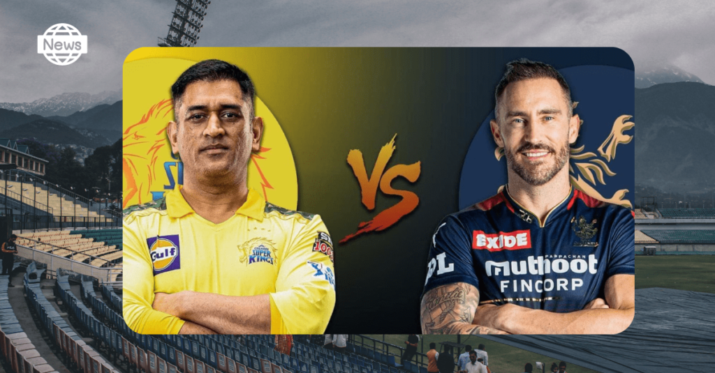 Today's IPL 2023: Match between the injured Chennai Super Kings and the Royal Challengers Bangalore