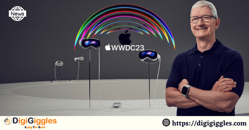 Tim Cook, CEO of Apple, hails the release of Vision Pro as the start of a new computing era at WWDC 2023