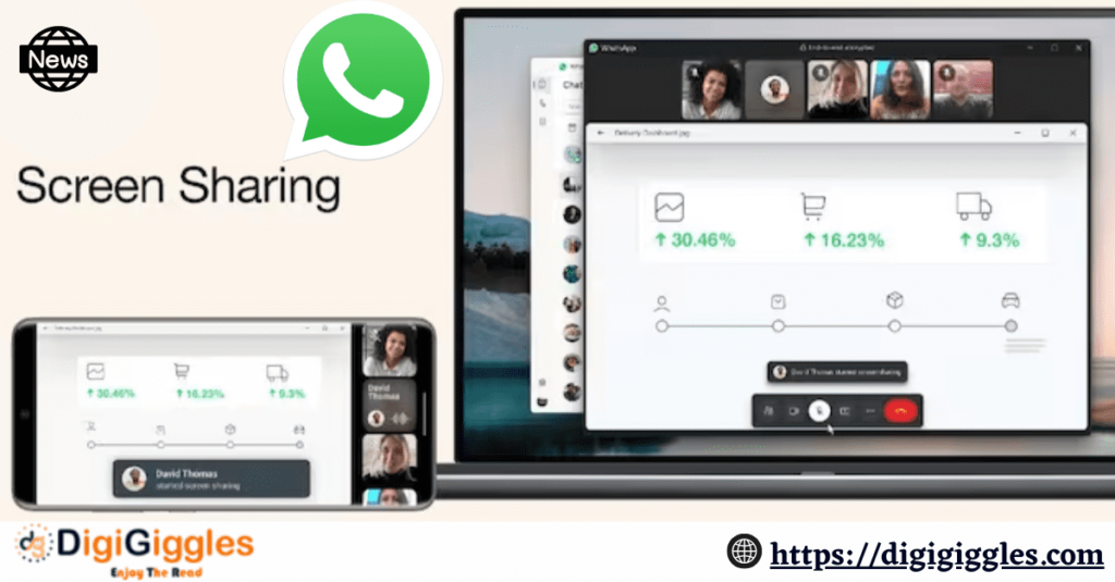 Screen sharing in video calls is now available on WhatsApp