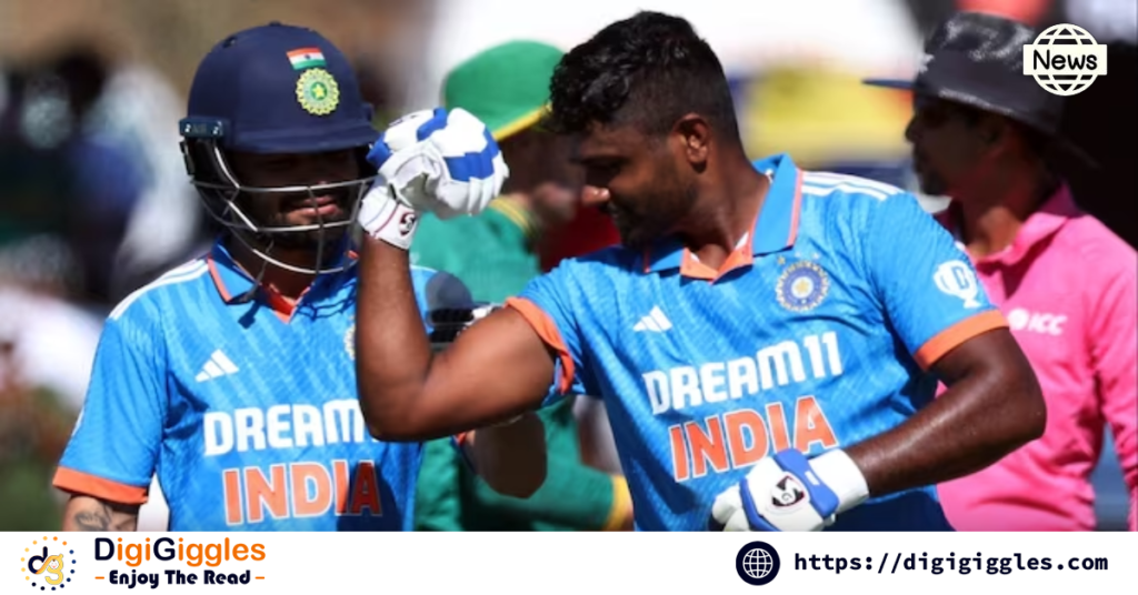 Sanju Samson pulls out 'bicep celebration' after hitting maiden ODI hundred vs South Africa