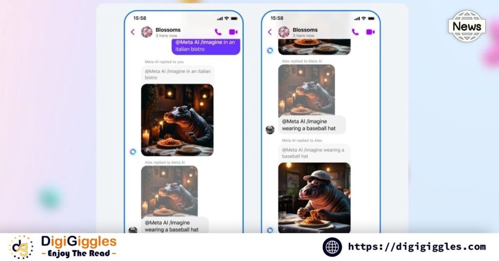 Meta reimagine: An AI tool to generate images from text prompts in Facebook, Instagram group chats
