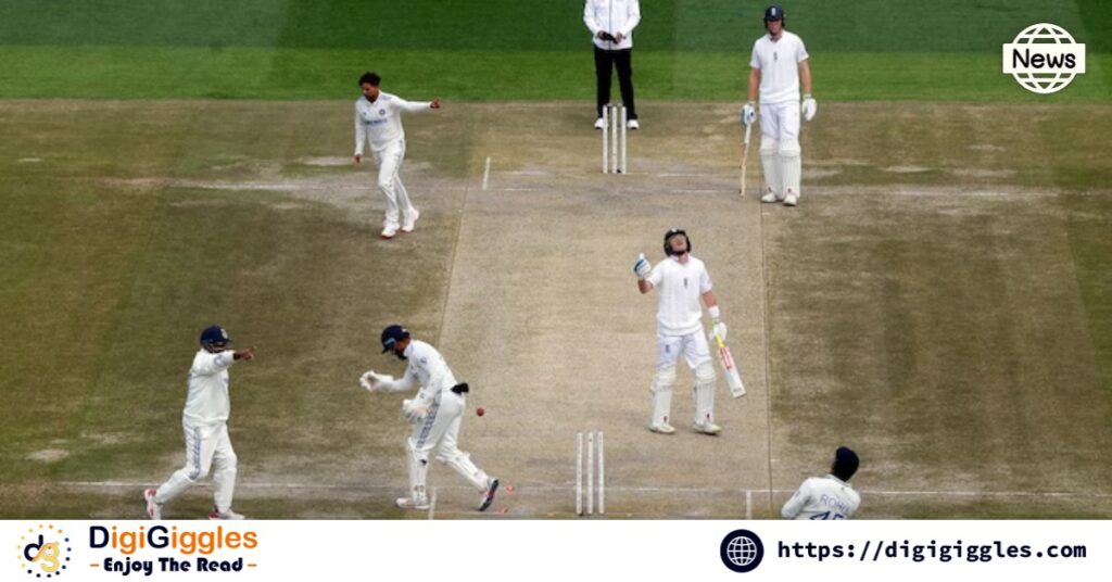 India playing England in test match cricket.