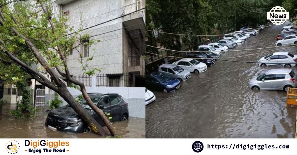 Heavy Rain Batters Delhi-NCR: Waterlogged Roads, Flight Services Suspended