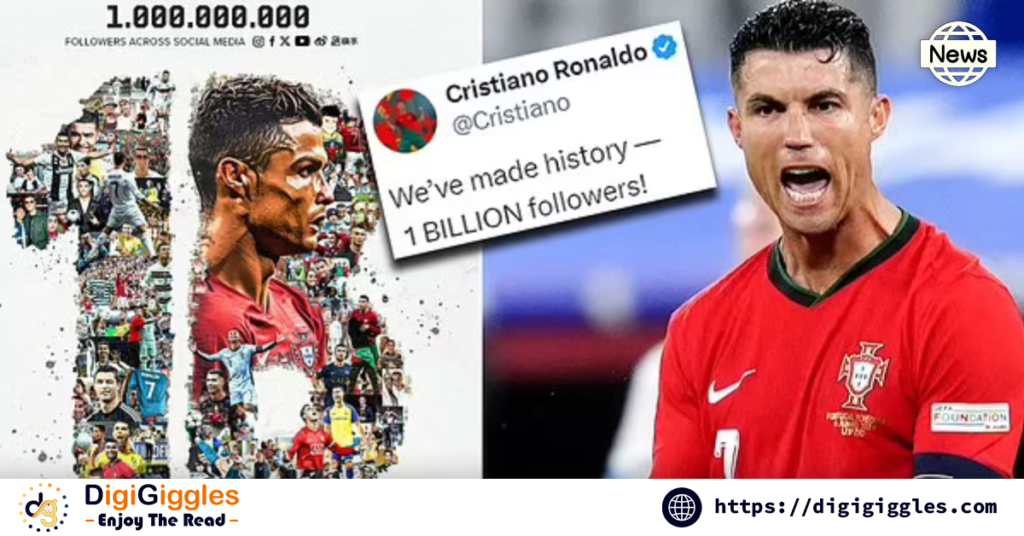 Cristiano Ronaldo Makes Social Media History, Surpasses 1 Billion Followers